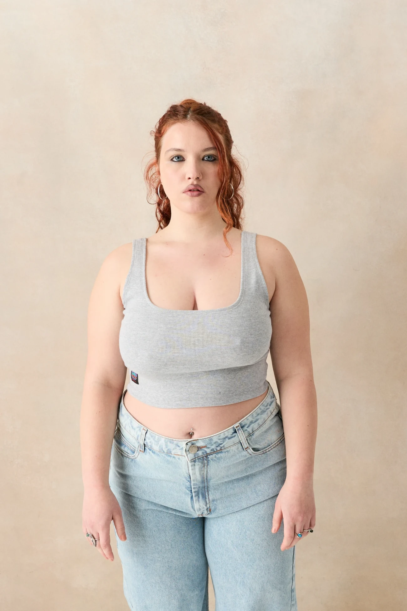 Top básico gris - Image 2