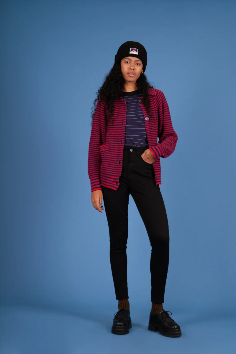 Cardigan chomba rayado - Image 7