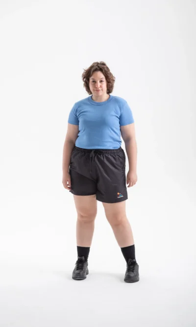 Short de baño negro