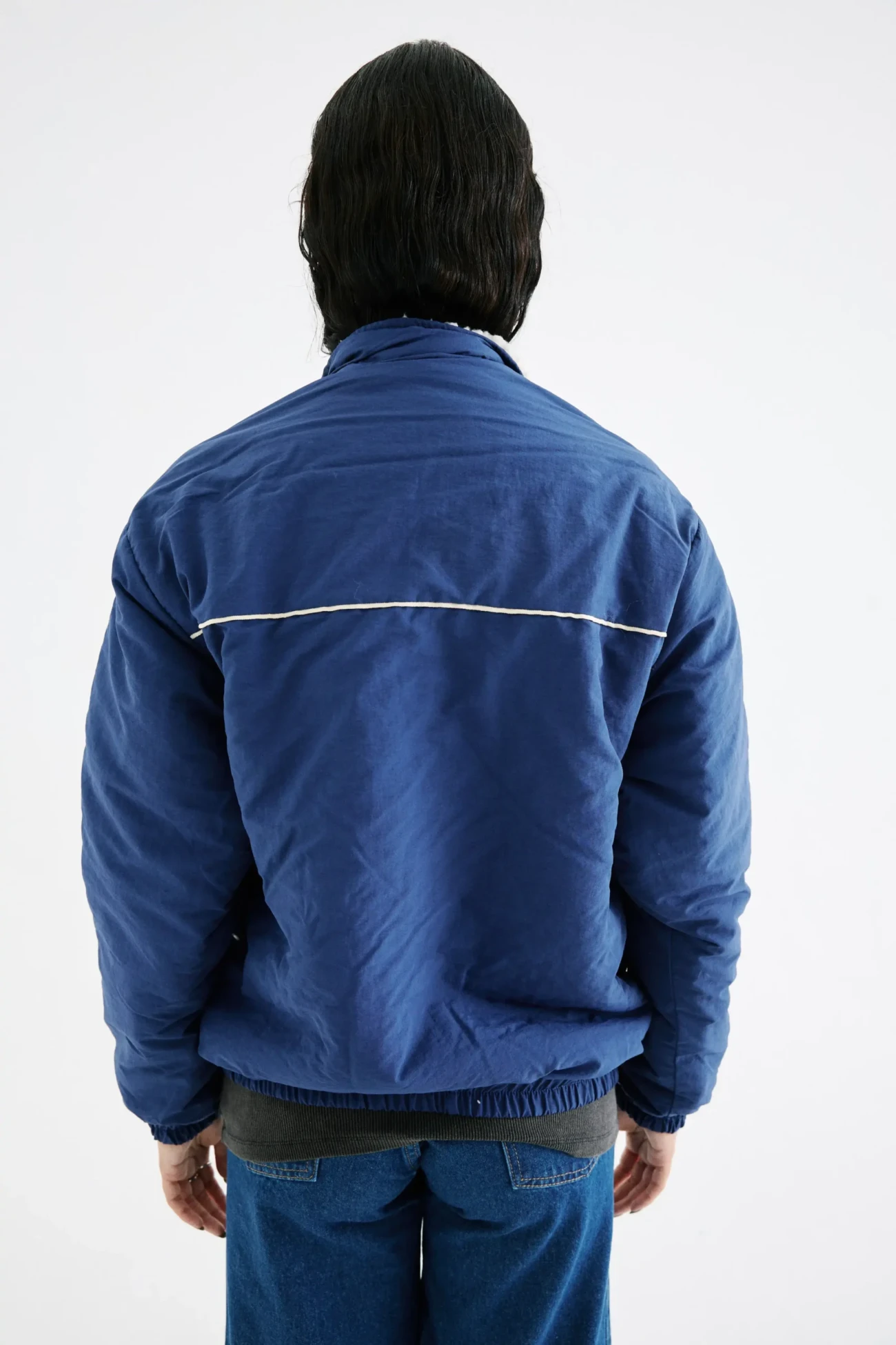 Buzo nylon azul - Image 4