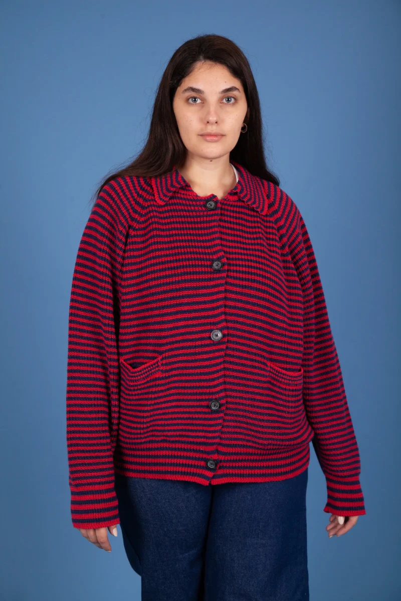 Cardigan chomba rayado - Image 8