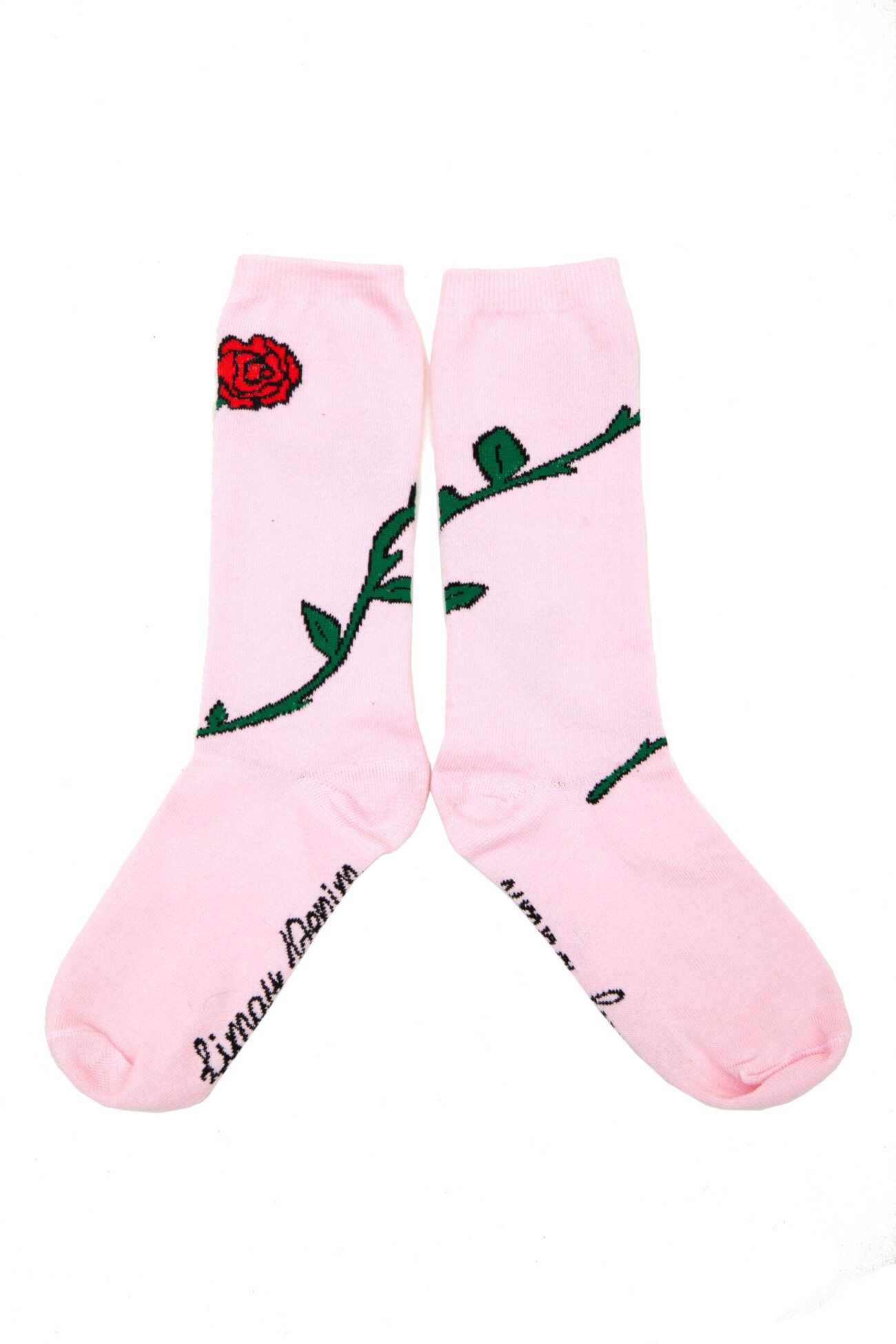 Medias flor rosas - Image 3