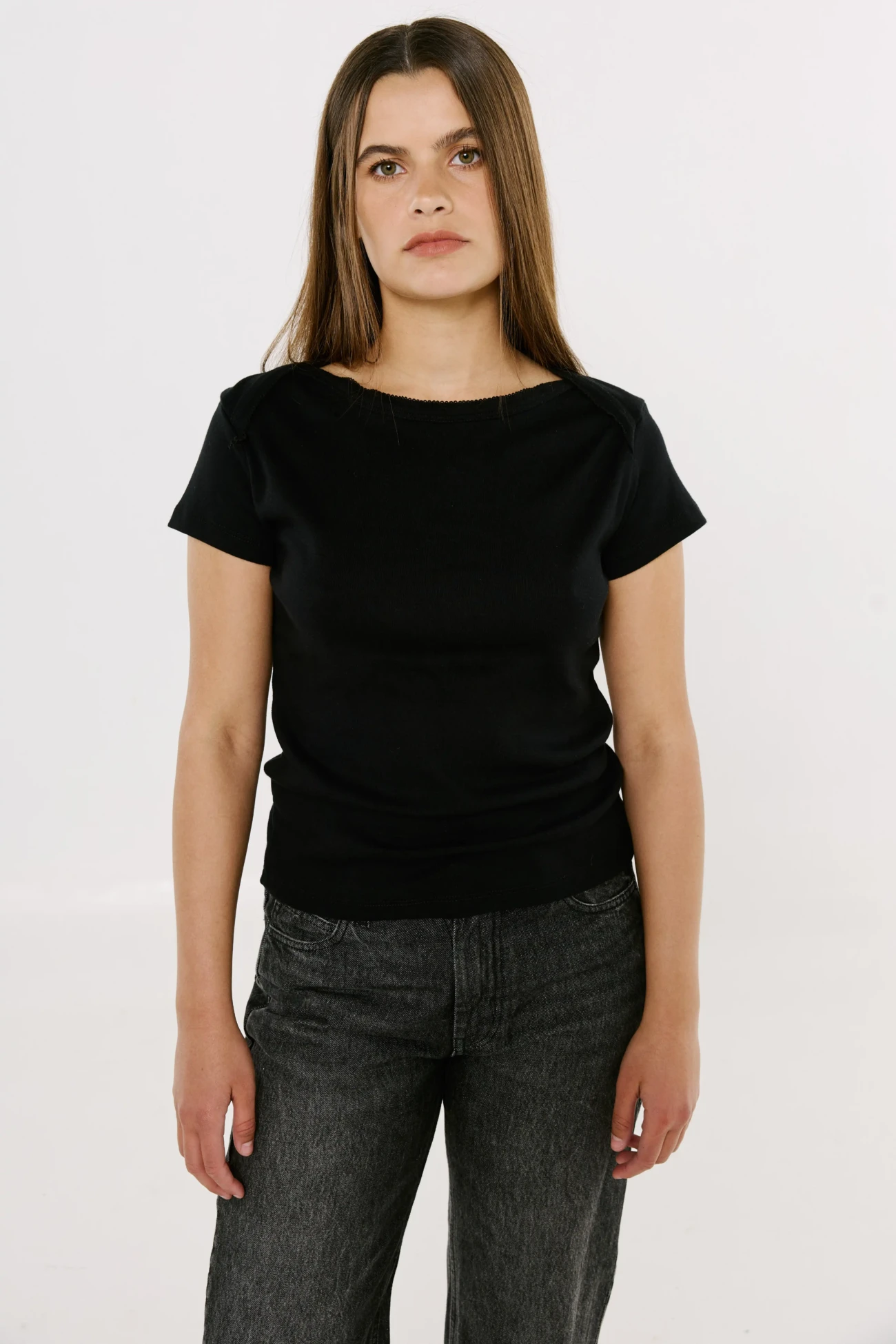 Remera bebe negra
