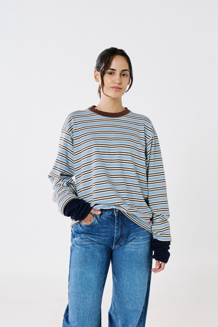 Remera manga larga rayas